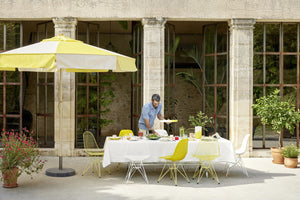 Vitra Eames DSR eetkamerstoel Mustard/Citron