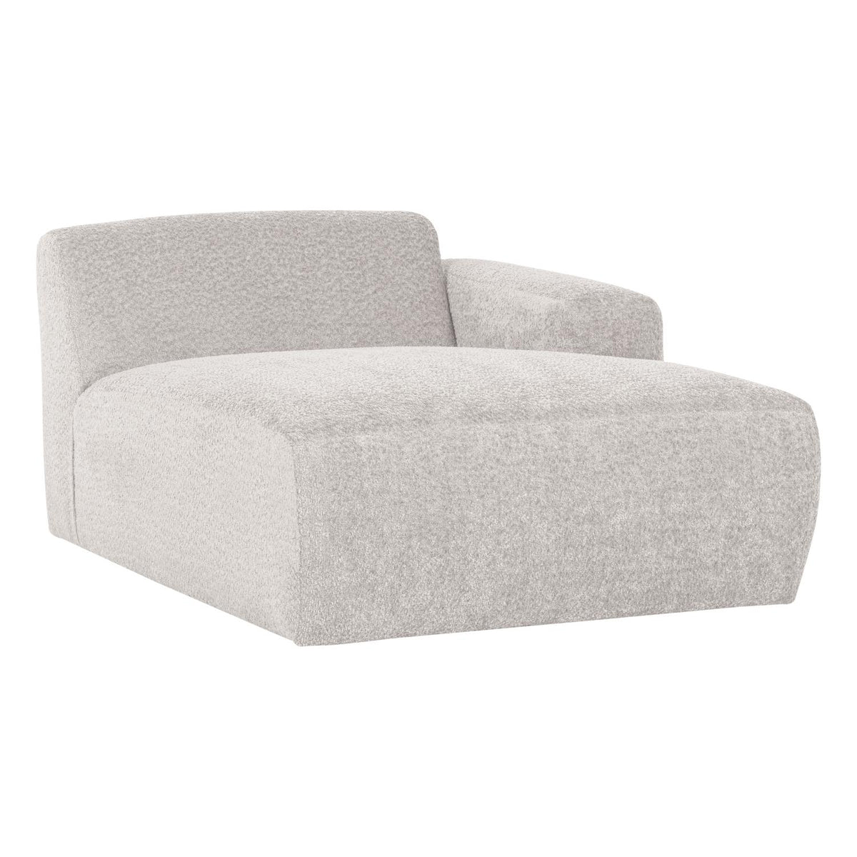 WOOOD Mojo Base chaise longue bank arm rechts wollig Ecru