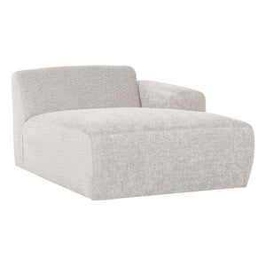 WOOOD Mojo Base chaise longue bank arm rechts wollig Ecru