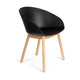 Zuiver Void eetkamerstoel Oak Black