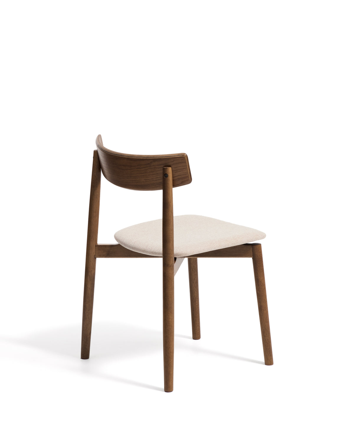 Kave Home Evera eetkamerstoel chenille Grey/Brown