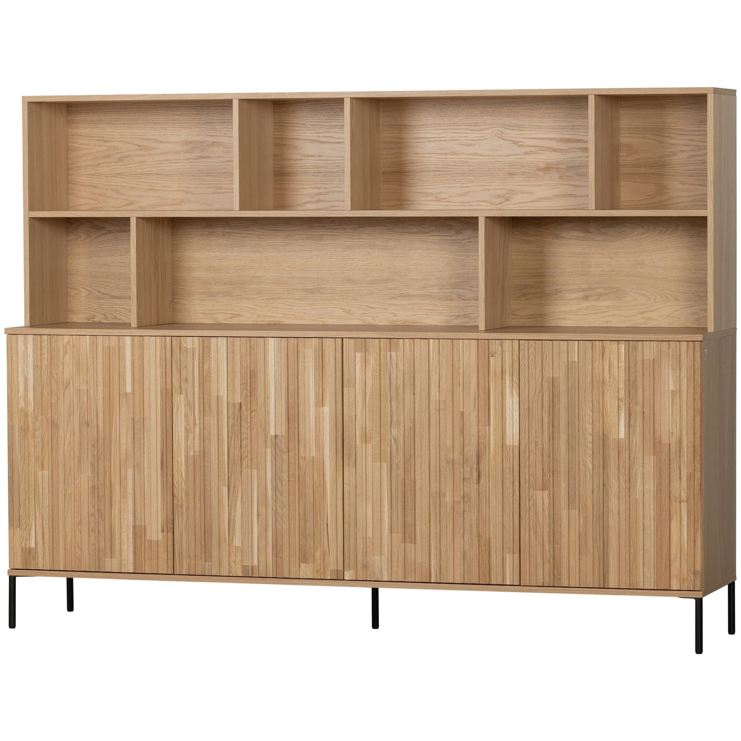 WOOOD Gravure wandkast Naturel
