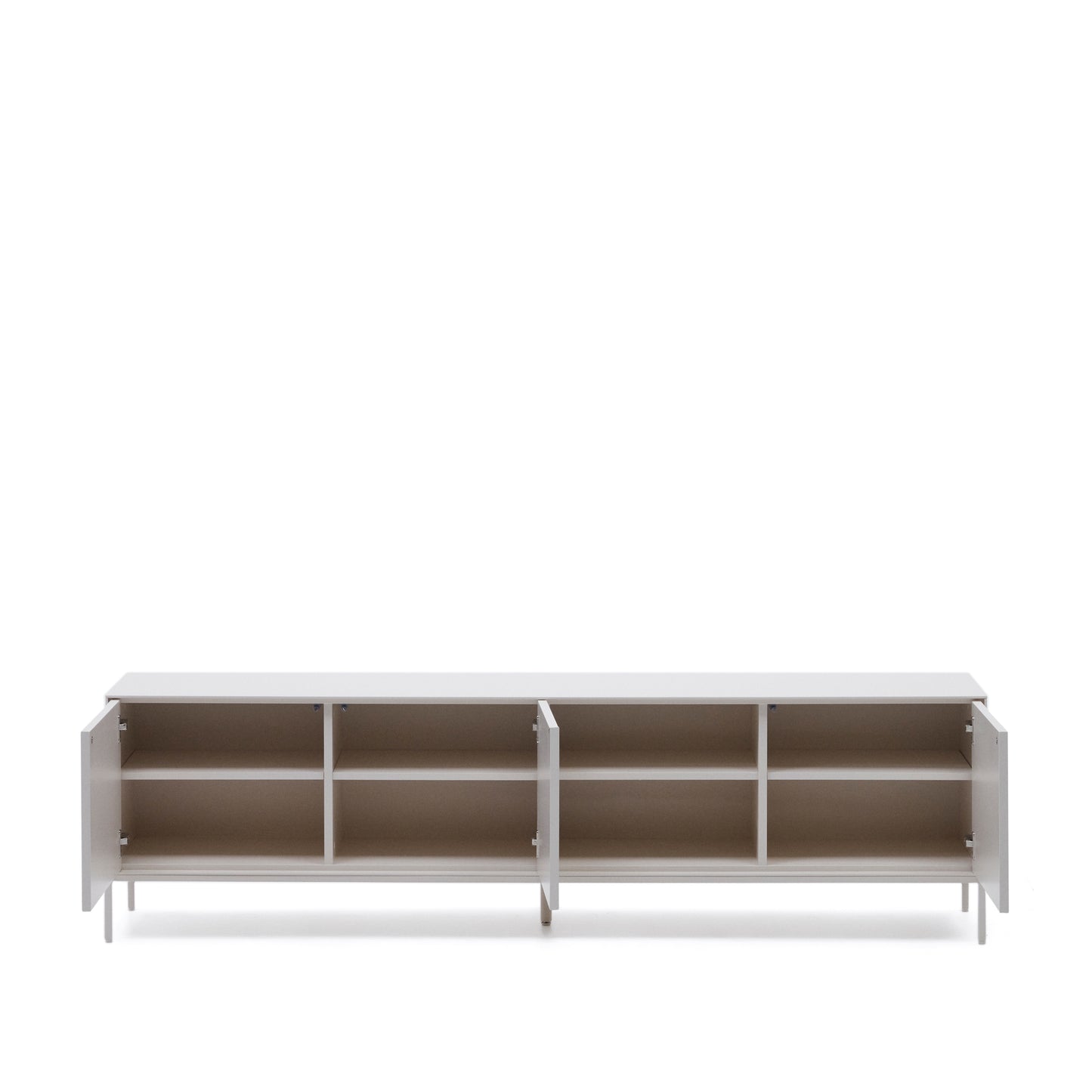 Kave Home Vedrana tv-meubel 3 deuren Wit