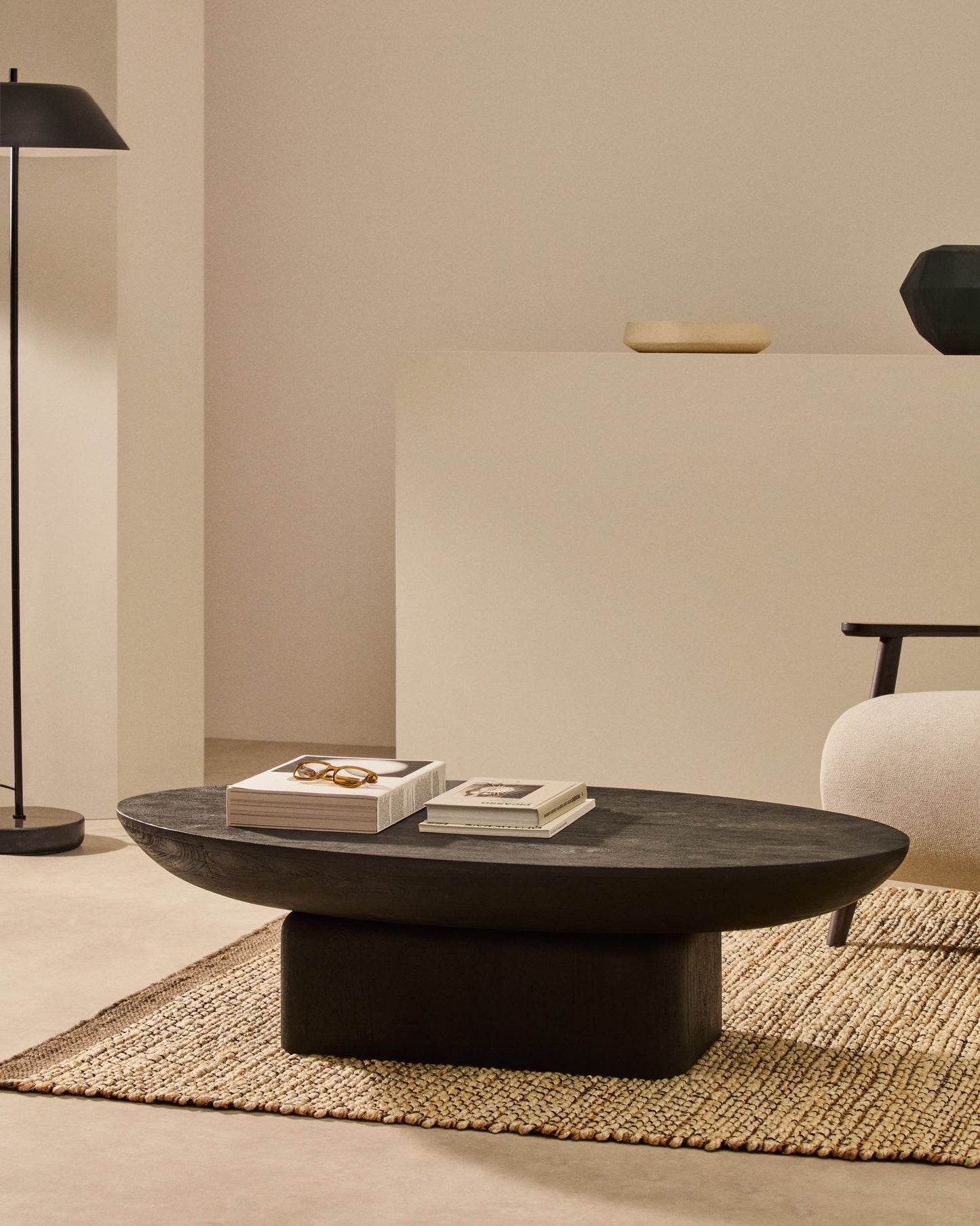 Kave Home Meghan fauteuil Pearl zwart