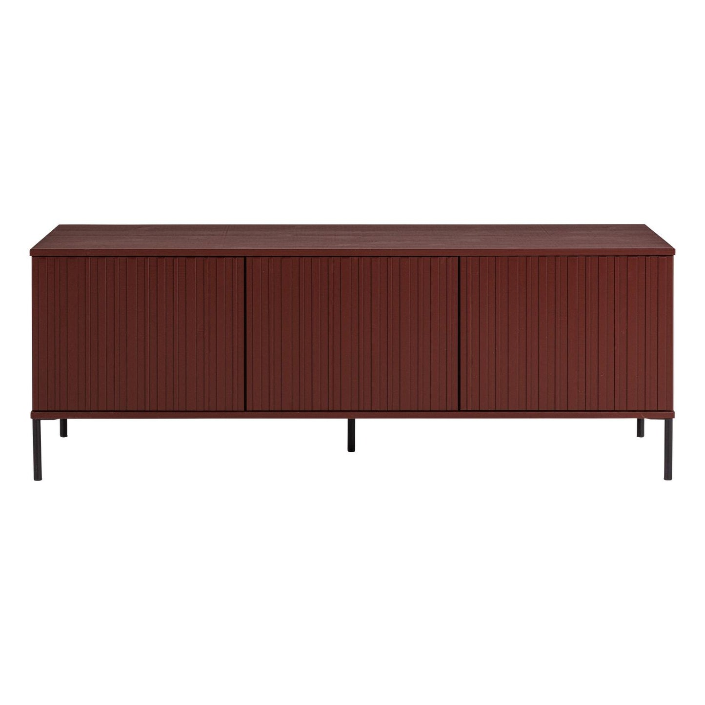 WOOOD New Gravure tv-meubel 150 cm Bordeauxrood