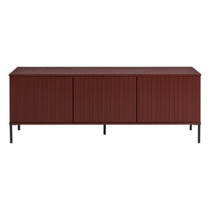 WOOOD New Gravure tv-meubel 150 cm Bordeauxrood