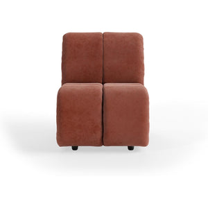 HKliving Wave bank middle small Royal Velvet Magnolia