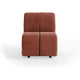 HKliving Wave bank middle small Royal Velvet Magnolia