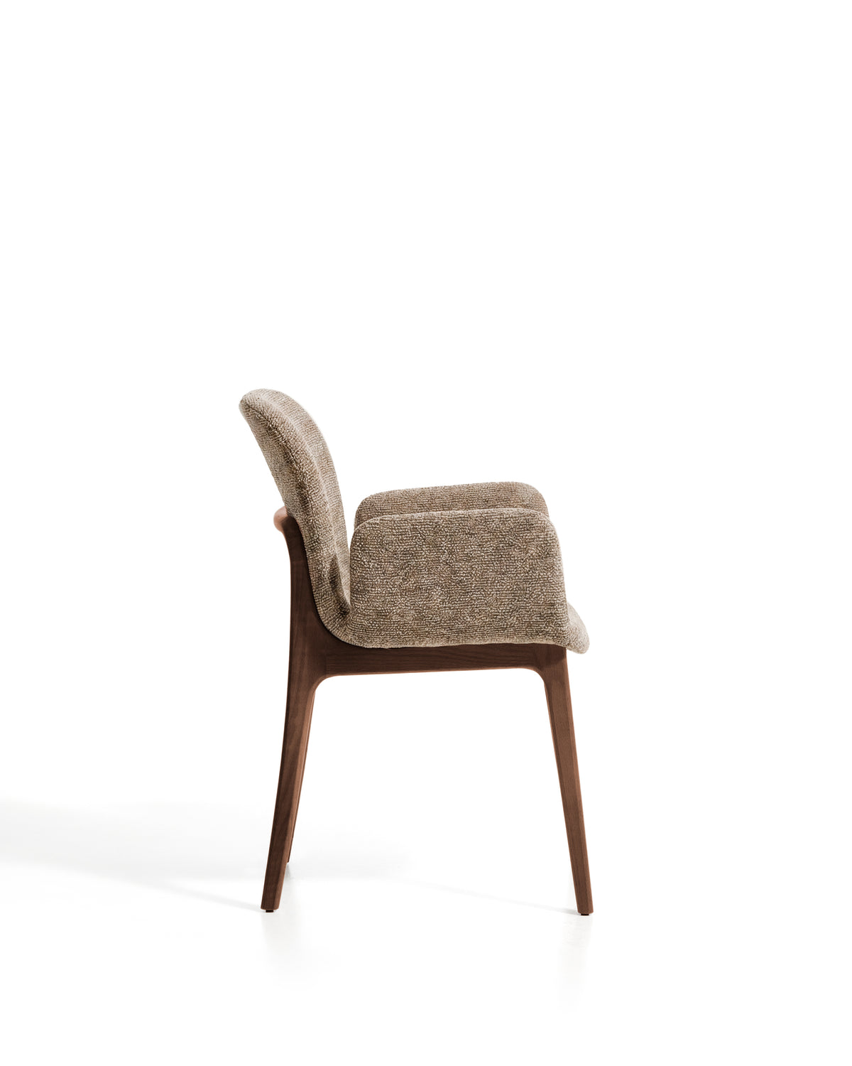 Kave Home Elnor eetkamerstoel met arm Brown