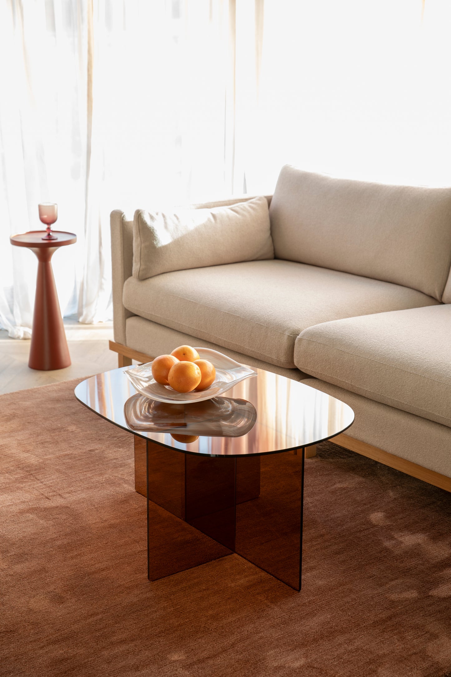 Zuiver Linea salontafel Bruin