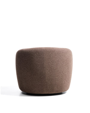Kave Home Odenia fauteuil brandvertragende bouclé Dark brown