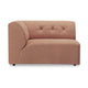 HKliving Vint 1,5-zits bank left Linen Dusty Rose