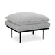HKliving Retro hocker Corduroy Rib Cream