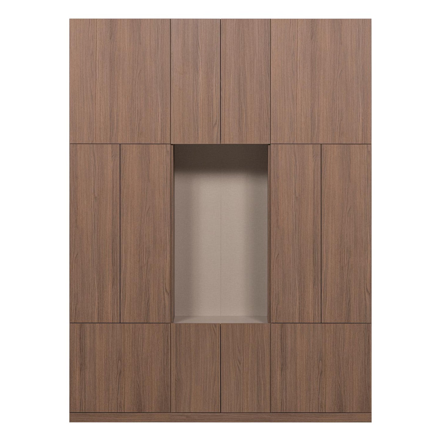 WOOOD Build wandkast 162 cm Bruin