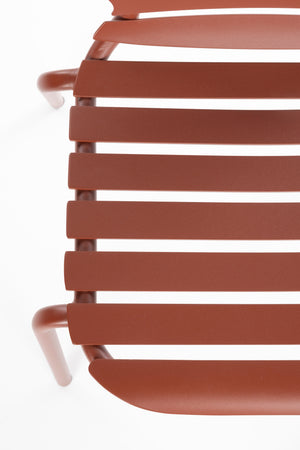 Zuiver Vondel tuinstoel rood