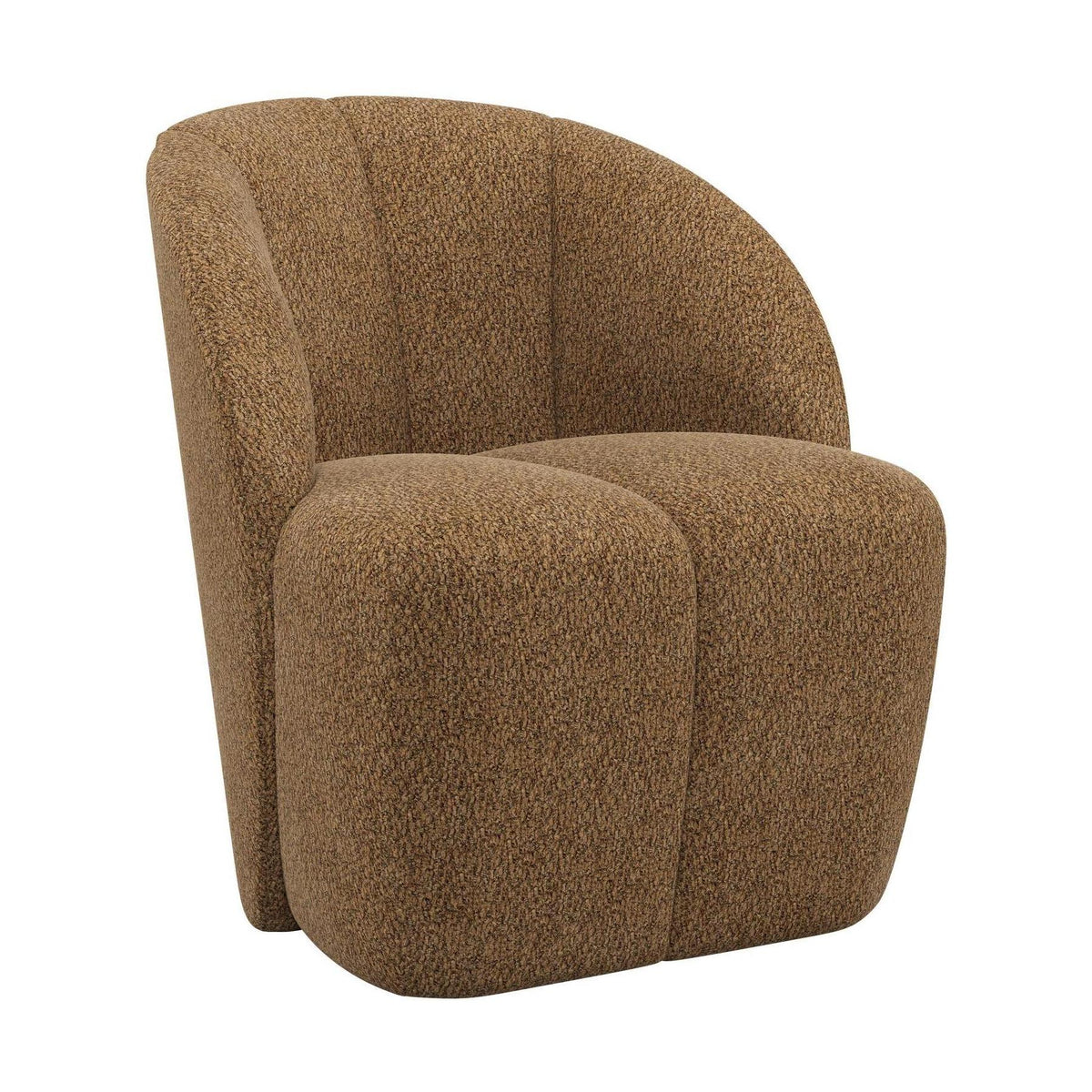 WOOOD Mojo draaifauteuil wollig Honinggeel