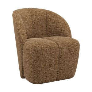 WOOOD Mojo draaifauteuil wollig Honinggeel