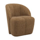 WOOOD Mojo draaifauteuil wollig Honinggeel