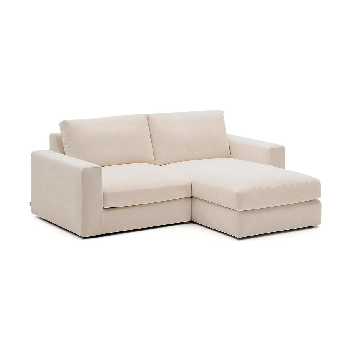 Kave Home Alea 3-zitsbank met chaise longue rechts Beige