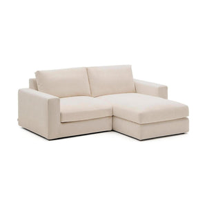 Kave Home Alea 3-zitsbank met chaise longue rechts Beige