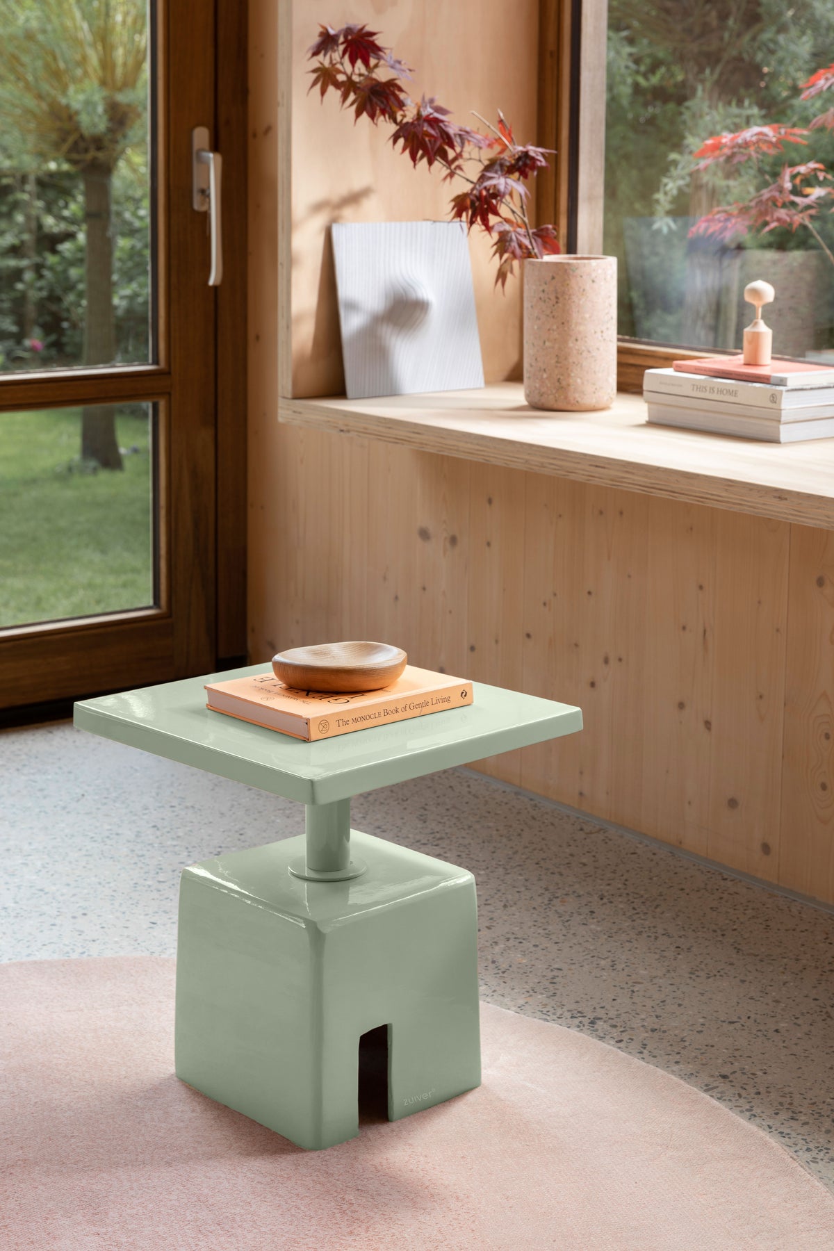 Zuiver Chubby Side Table Stone Green