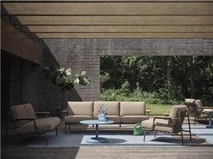 Muuto Settle loungestoel Ribbed Weave 5/Taupe