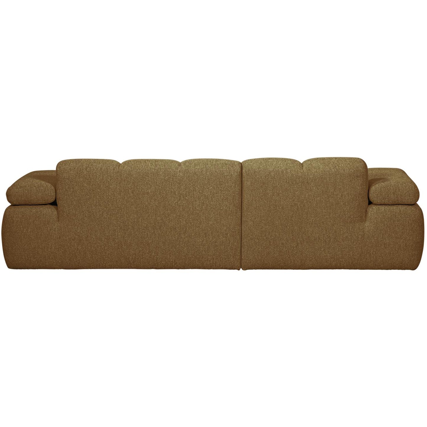 WOOOD Mojo chaise longue bank links bouclé Geel/Bruin Melange