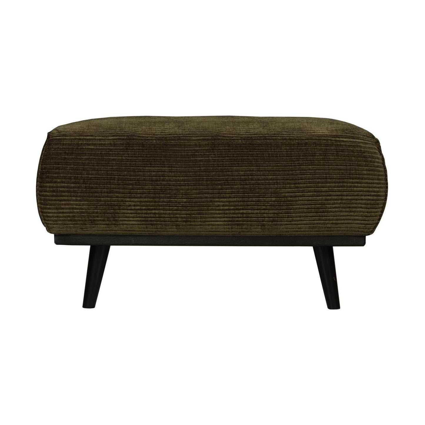 WOOOD Statement hocker Ribstof Warm Groen