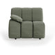 HKliving Wave bank left low arm Linen Army Green