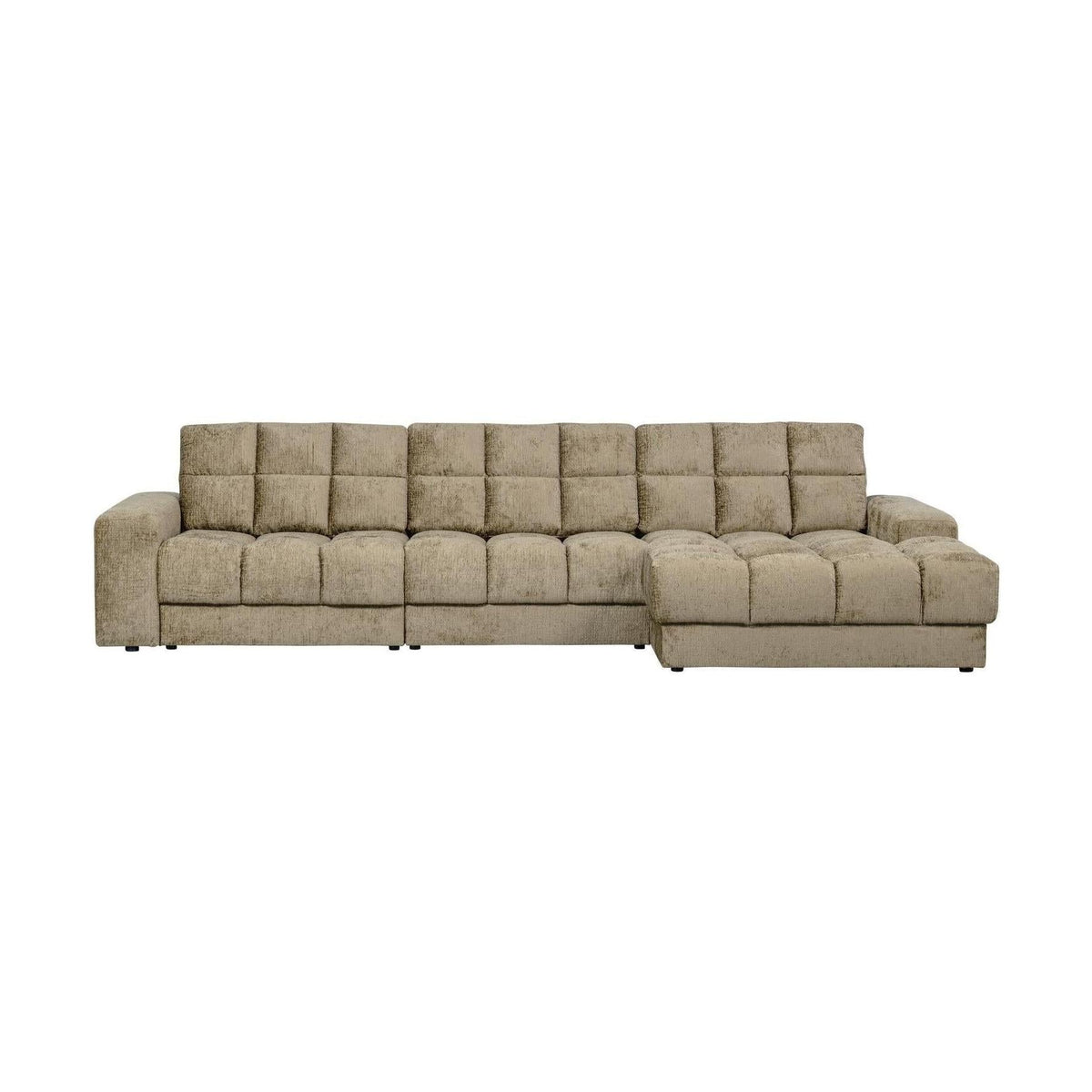 WOOOD Second Date chaise longue bank rechts structure velvet Wheatfield