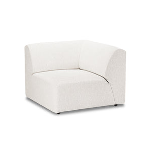 HKliving Jax bank right corner Boucle Cream