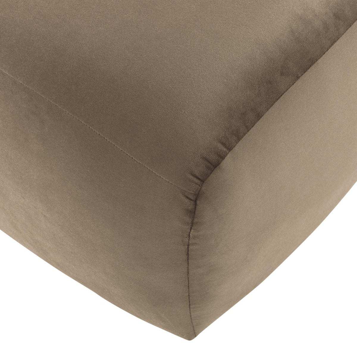 WOOOD Mojo Base poef velvet Khaki