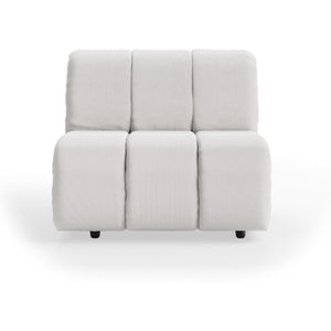 HKliving Wave bank middle Corduroy Rib Cream
