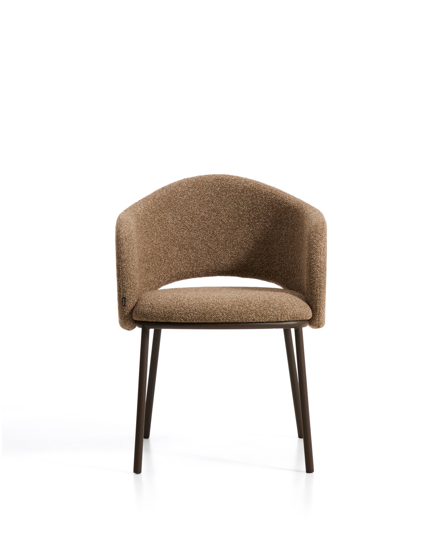 Kave Home Maina eetkamerstoel chenille Brown
