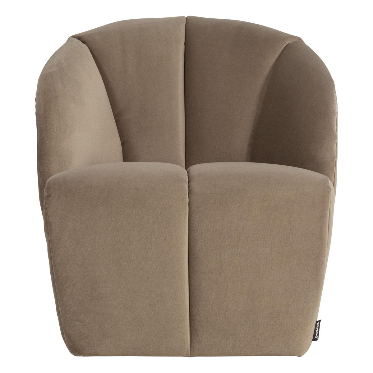 WOOOD Mojo draaifauteuil velvet Khaki