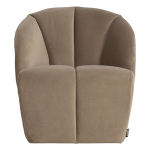 WOOOD Mojo draaifauteuil velvet Khaki