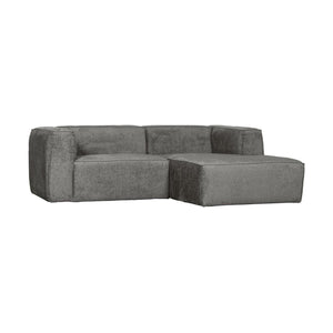 WOOOD Bean chaise longue bank rechts Structure Velvet Cloud Sky