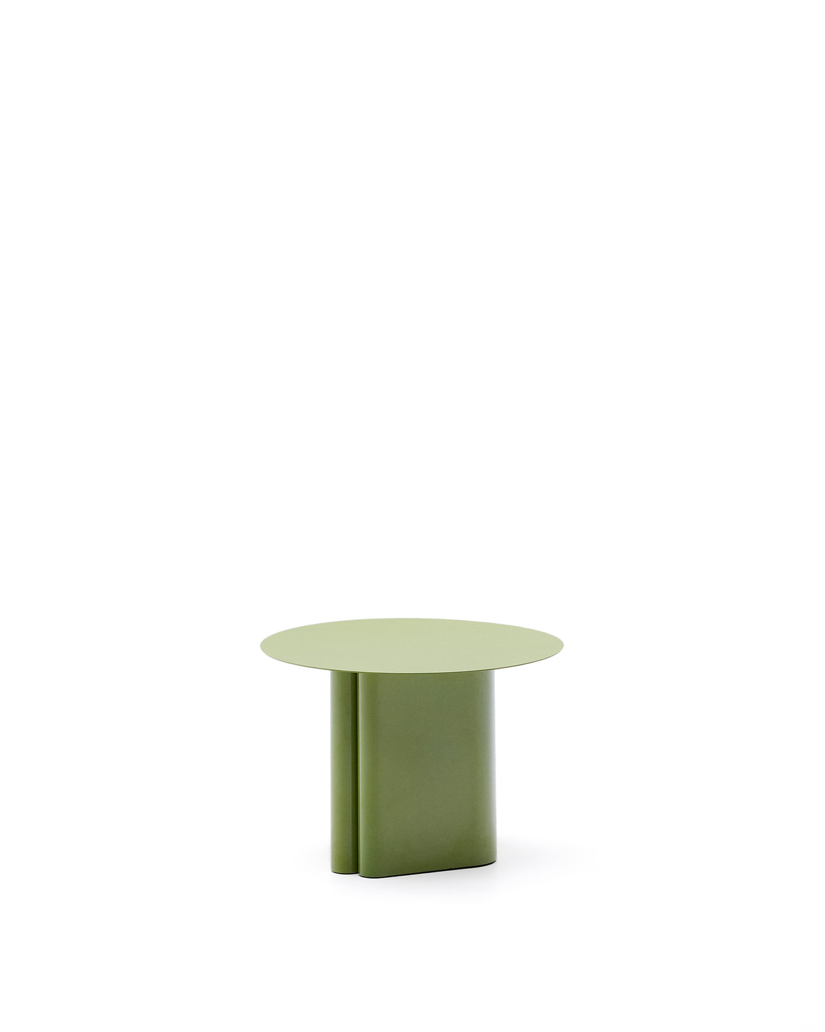 Kave Home Arvin bijzettafel Rond Ø55 cm Groen
