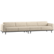 WOOOD Statement XL 4-zits bank 372 cm Beige Melange