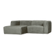 WOOOD Bean chaise longue bank links Structure Velvet Waterplant