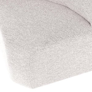 WOOOD Mojo Base eetbank hoek met rugleuning bouclé Ecru