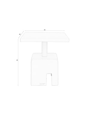 Zuiver Chubby Side Table Stone Green