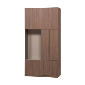 WOOOD Build wandkast combinatie 108 cm Bruin