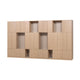 WOOOD Build wandkast 376 cm Naturel