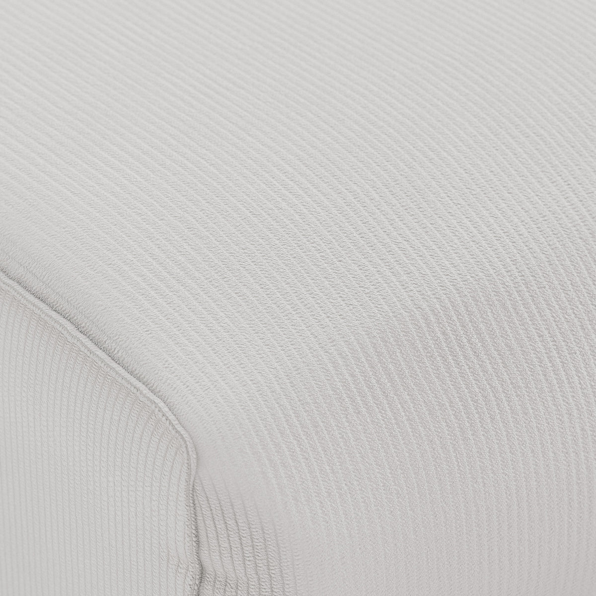 HKliving Flake hocker Corduroy Rib Cream