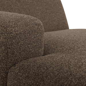 WOOOD Mojo Base chaise longue bank arm links bouclé Bruin