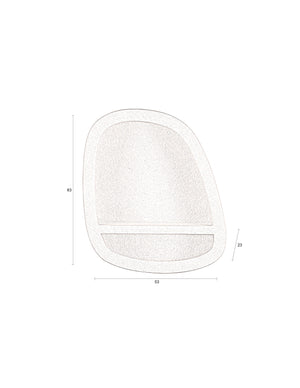 Dutchbone Veda wandkast 1 plank Beige