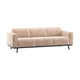 WOOOD Statement 3-zits bank Chenille Velvet Naturel