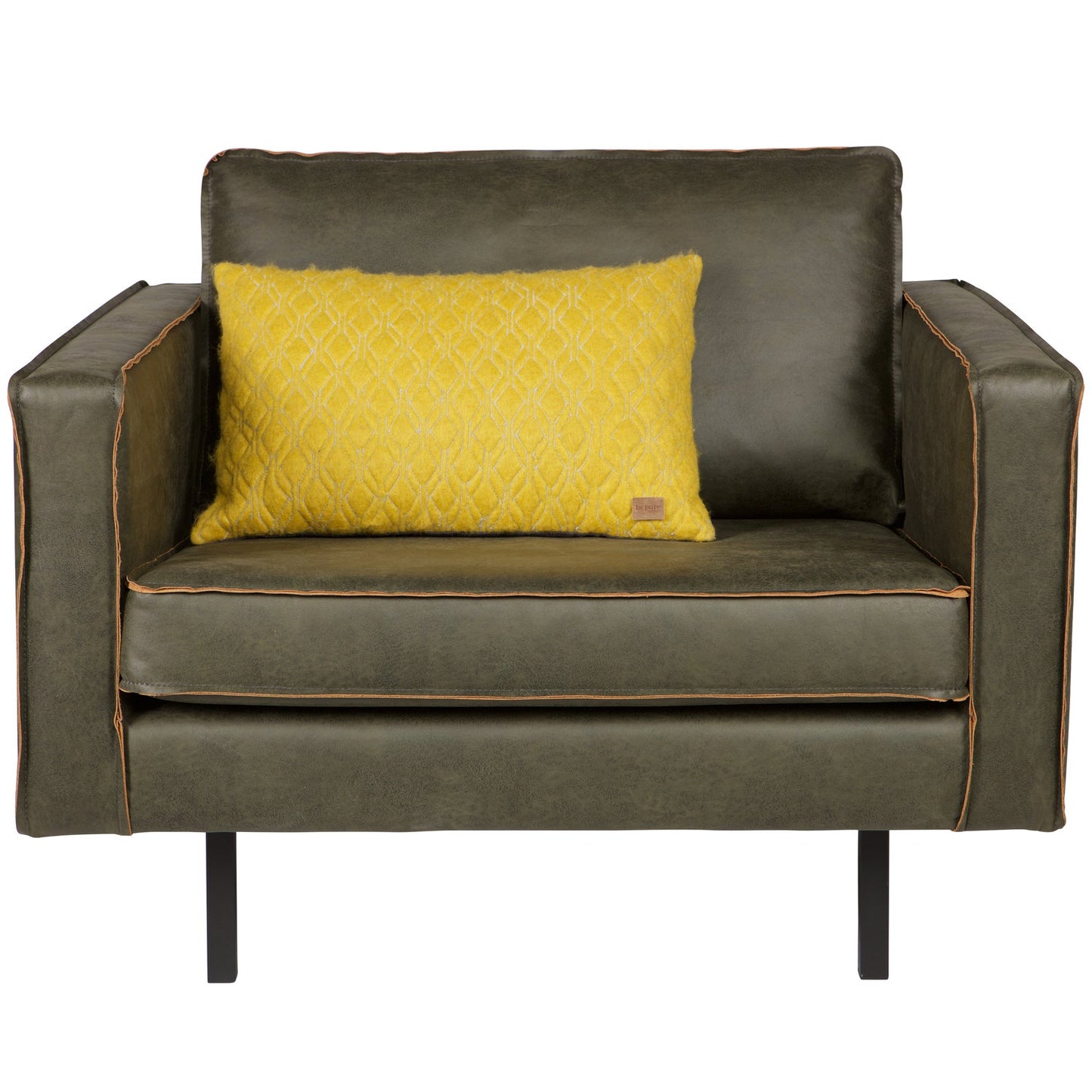WOOOD Rodeo fauteuil eco-leer Army