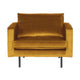 WOOOD Rodeo fauteuil velvet Okergeel